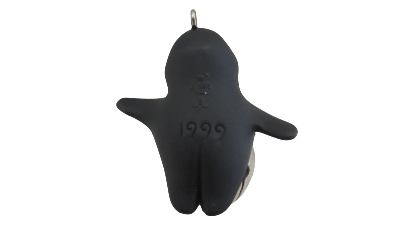 1999 Penguin Hallmark Ornament (Christmas Bell) QXM4489