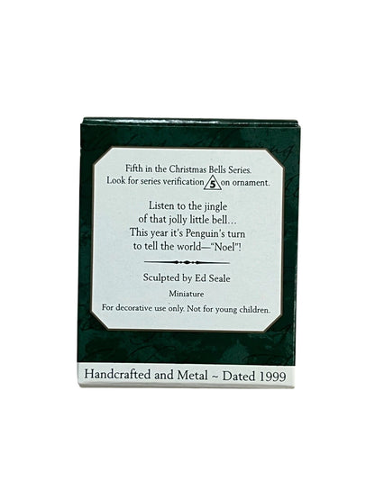 1999 Penguin Hallmark Ornament (Christmas Bell) QXM4489