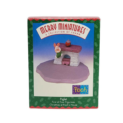 1999 Piglet Hallmark Ornament (First of Four Figurines, Christmas at Pooh's House) QRP8507