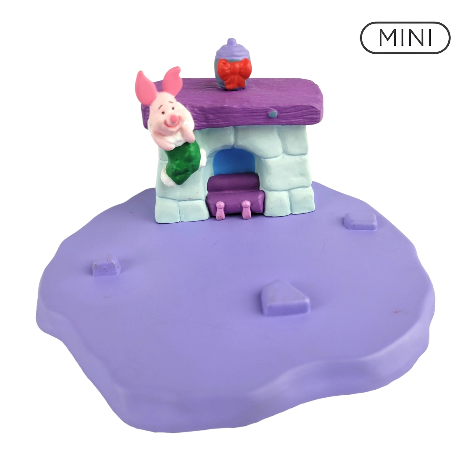 1999 Piglet Hallmark Ornament (First of Four Figurines, Christmas at Pooh's House) QRP8507 Image1