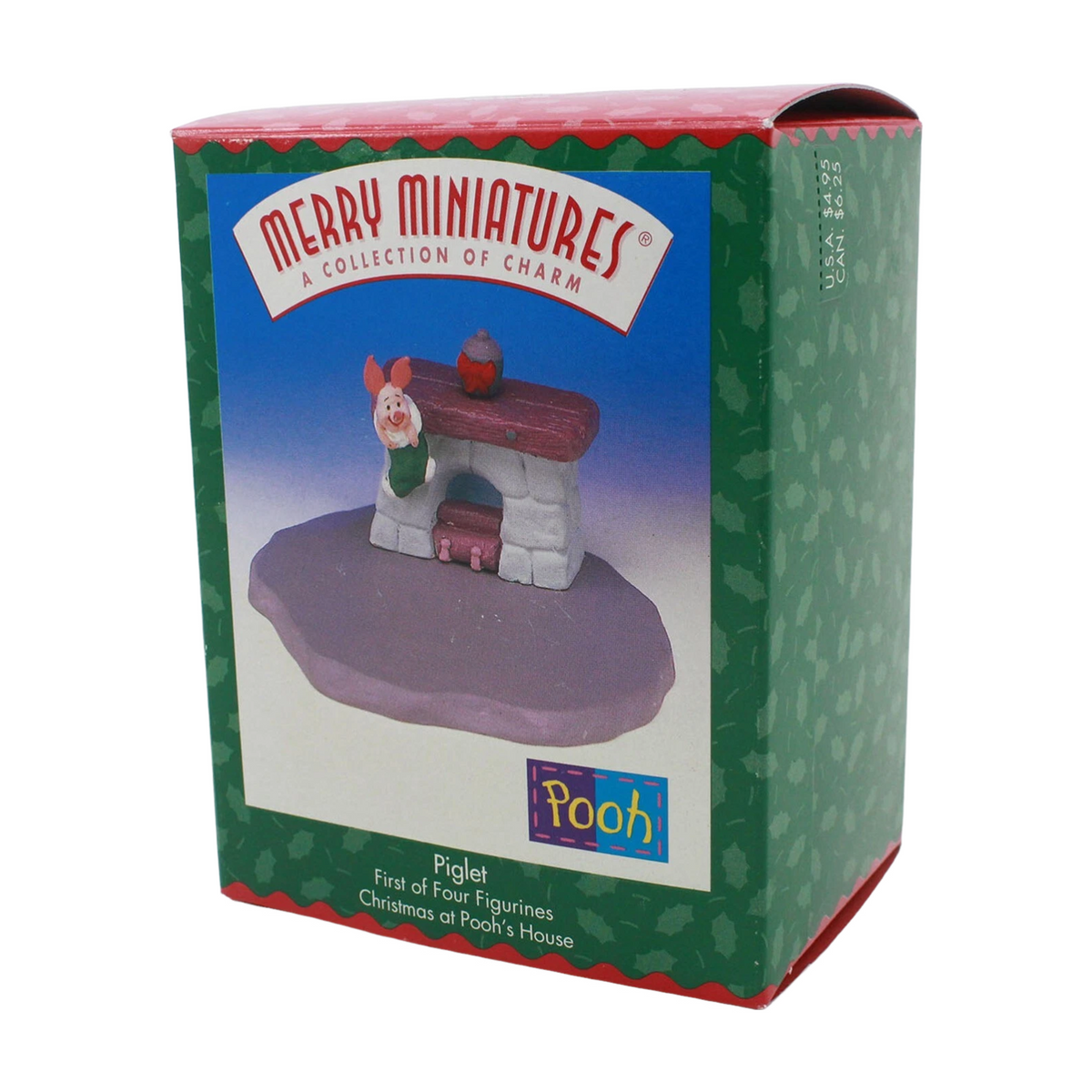 1999 Piglet Hallmark Ornament (First of Four Figurines, Christmas at Pooh's House) QRP8507 Image2