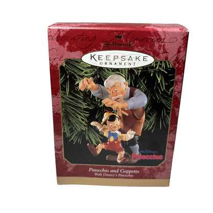 1999 Pinocchio and Geppetto Hallmark Ornament (Pinocchio) QXD4107 Image2