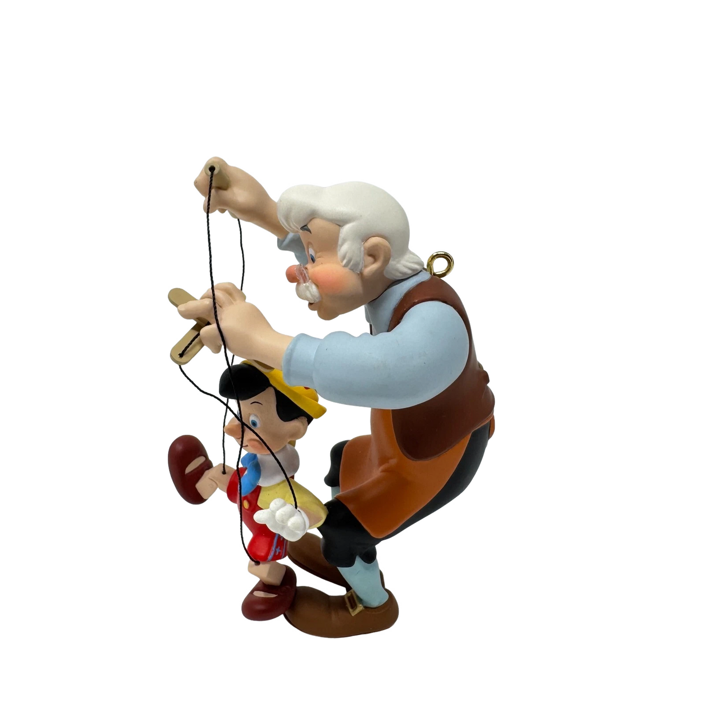 1999 Pinocchio and Geppetto Hallmark Ornament (Pinocchio) QXD4107 Image5