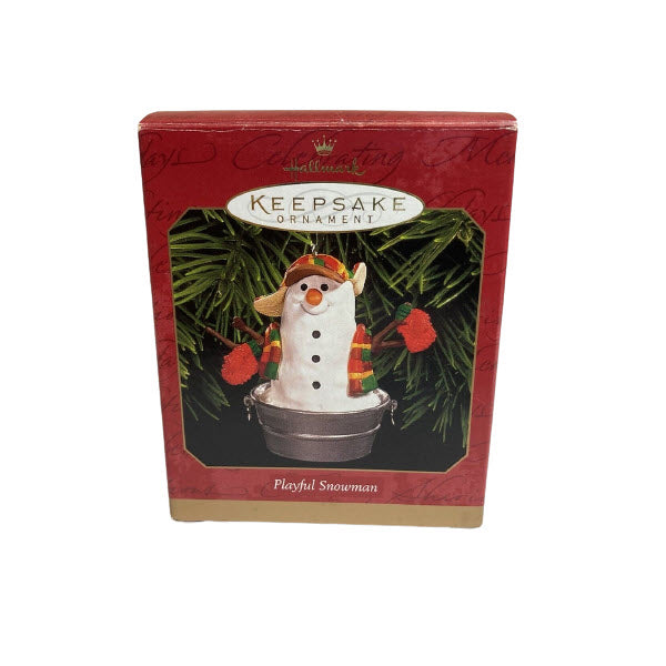 1999 Playful Snowman Hallmark Ornament (Snowman) QX6867