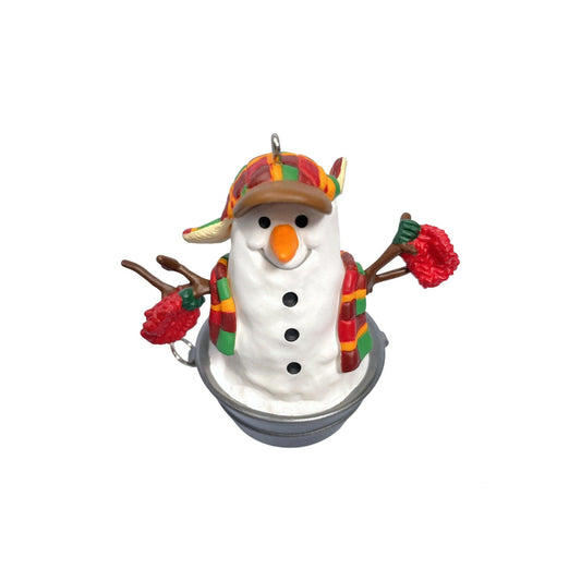 1999 Playful Snowman Hallmark Ornament (Snowman) QX6867 Image1