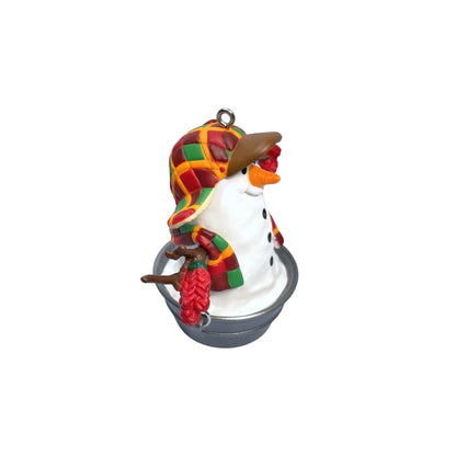 1999 Playful Snowman Hallmark Ornament (Snowman) QX6867 Image5