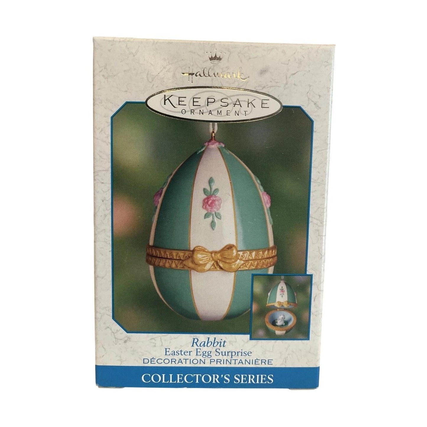 1999 Rabbit Hallmark Ornament (Easter Egg Surprise) QEO8461 Image2