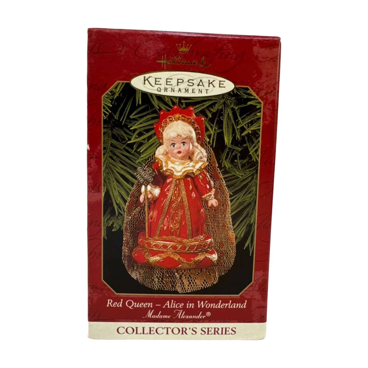 1999 Red Queen - Alice in Wonderland Hallmark Ornament (Madame Alexander) QX6379 Image2