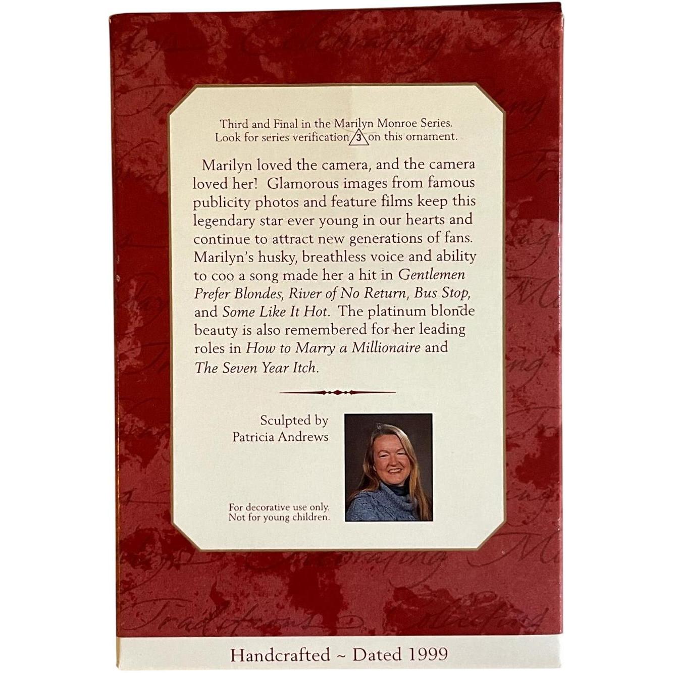 1999 Red Swim Suit Hallmark Ornament (Marilyn Monroe) QX6389