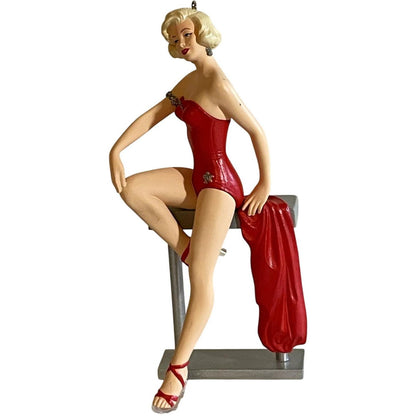 1999 Red Swim Suit Hallmark Ornament (Marilyn Monroe) QX6389