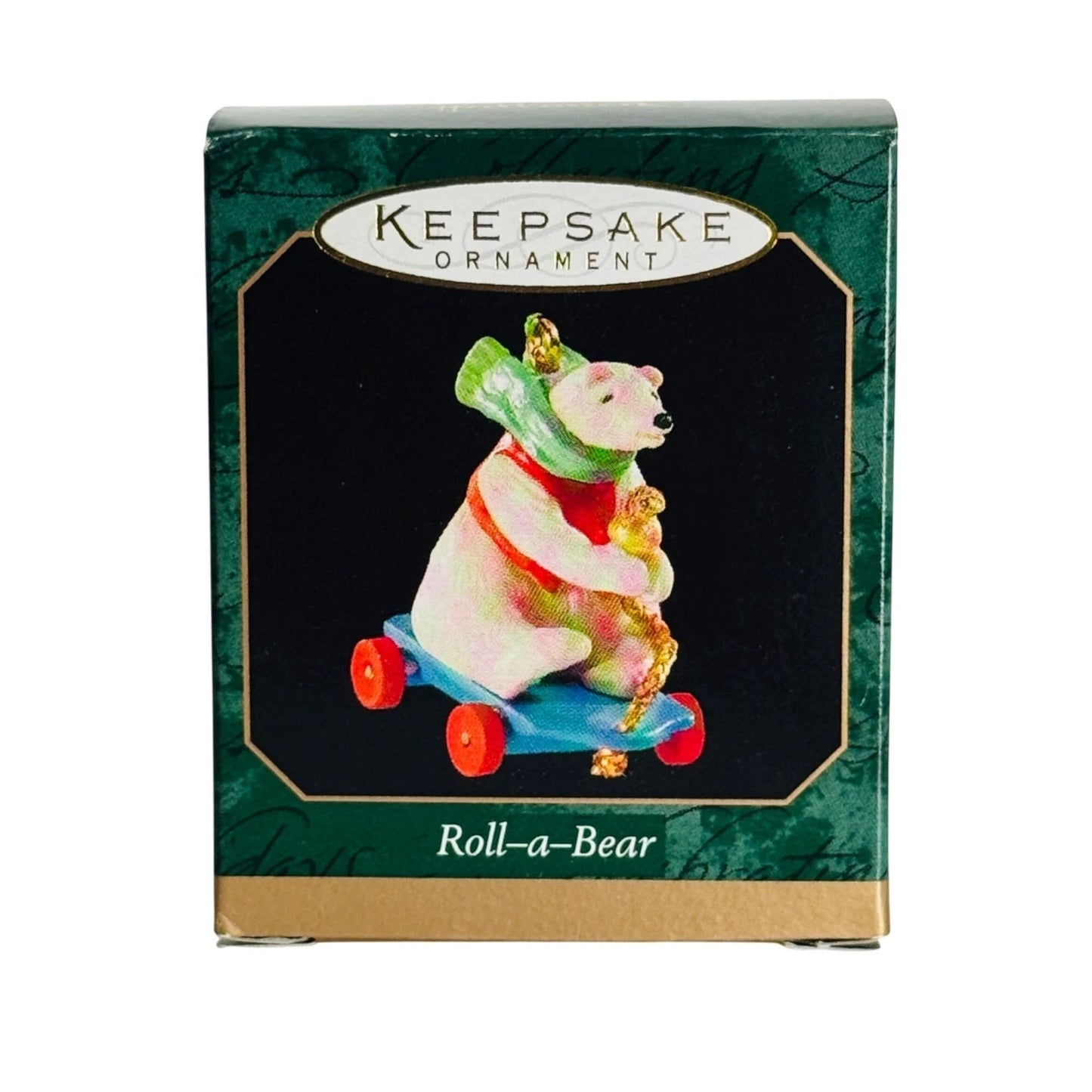 1999 Roll-a-Bear Hallmark Ornament (Polar Bear) QXM4629 Image2