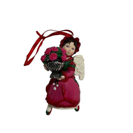1999 Rose Angel Hallmark Ornament (The Language of Flowers) QX6289 Image1
