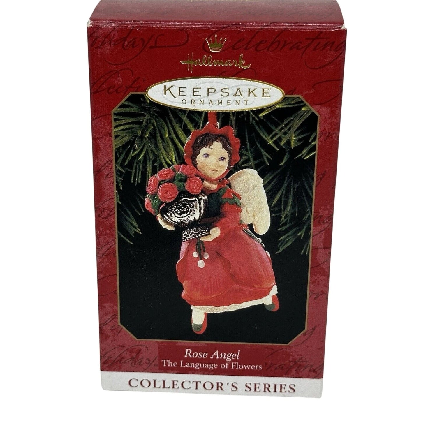 1999 Rose Angel Hallmark Ornament (The Language of Flowers) QX6289 Image2