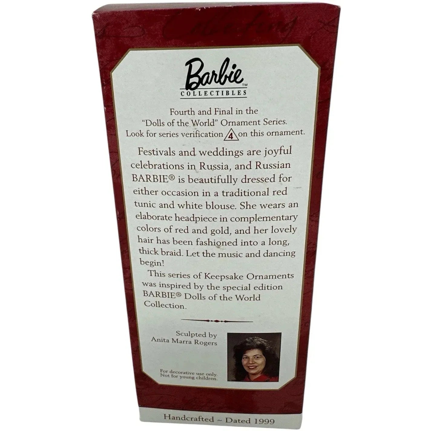 1999 Russian Barbie Hallmark Ornament (Barbie) QX6369