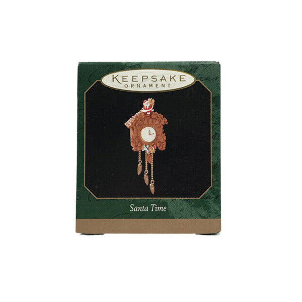 1999 Santa Time Hallmark Ornament (Clock) QXM46647
