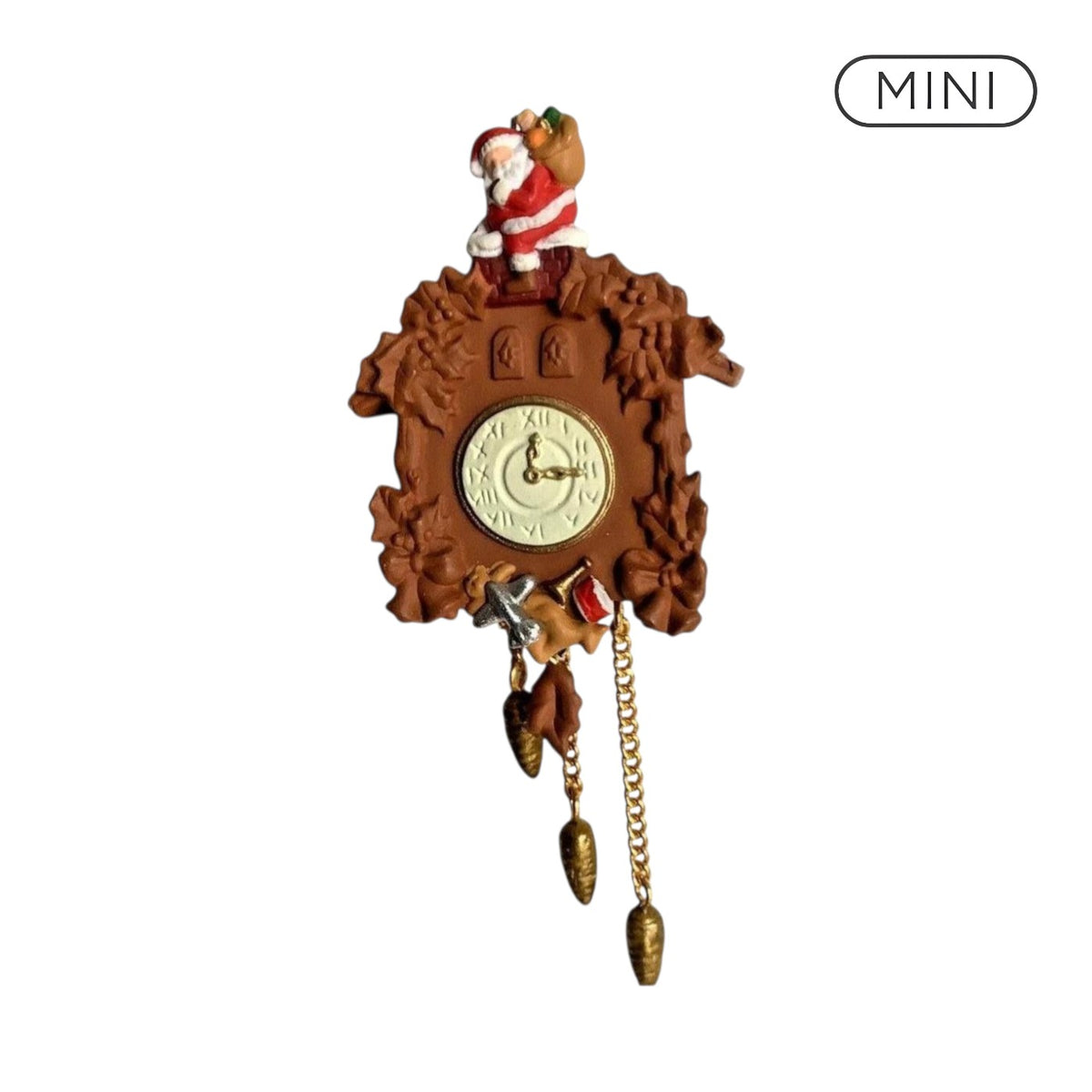 1999 Santa Time Hallmark Ornament (Clock) QXM46647 Image1
