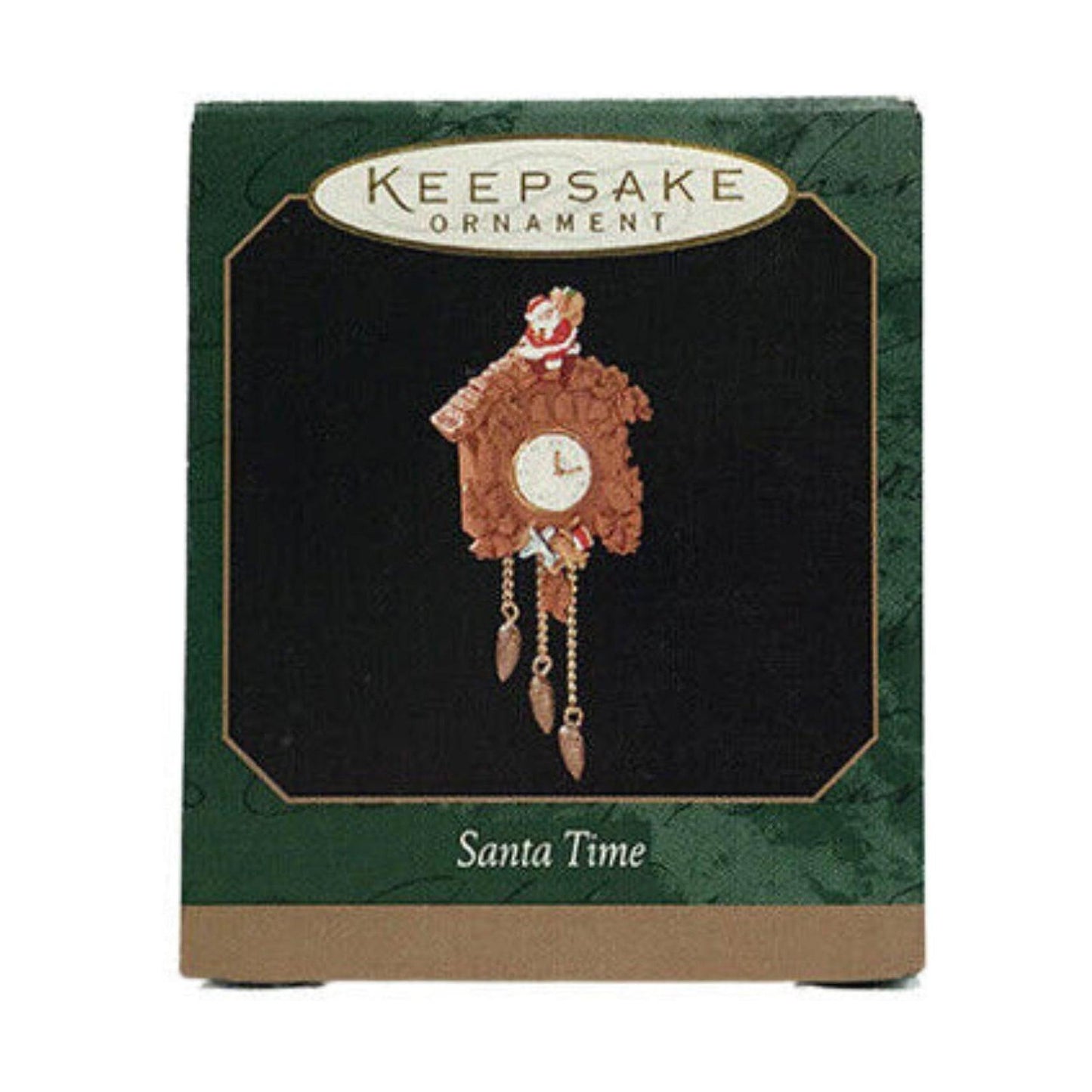 1999 Santa Time Hallmark Ornament (Clock) QXM46647 Image2