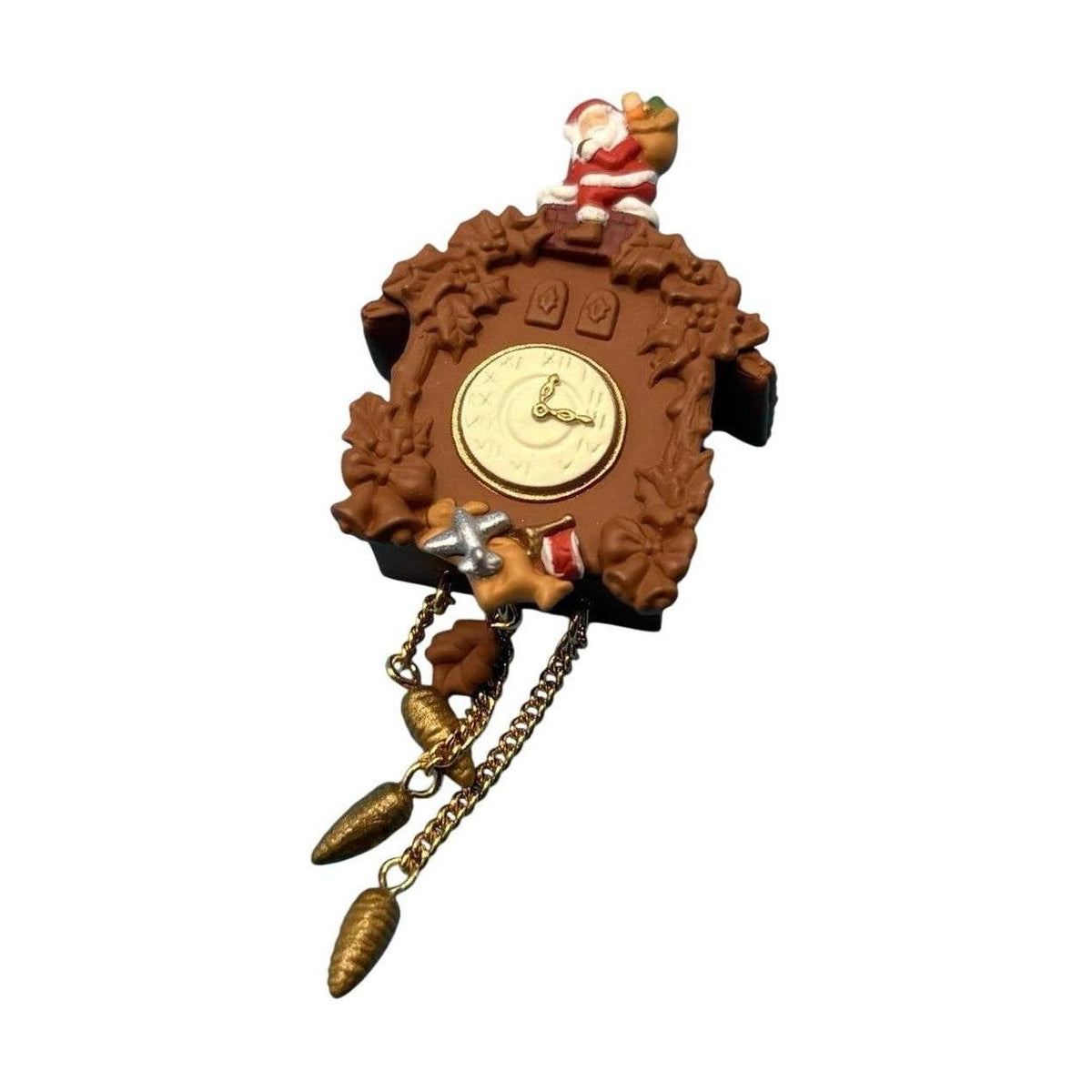 1999 Santa Time Hallmark Ornament (Clock) QXM46647 Image4