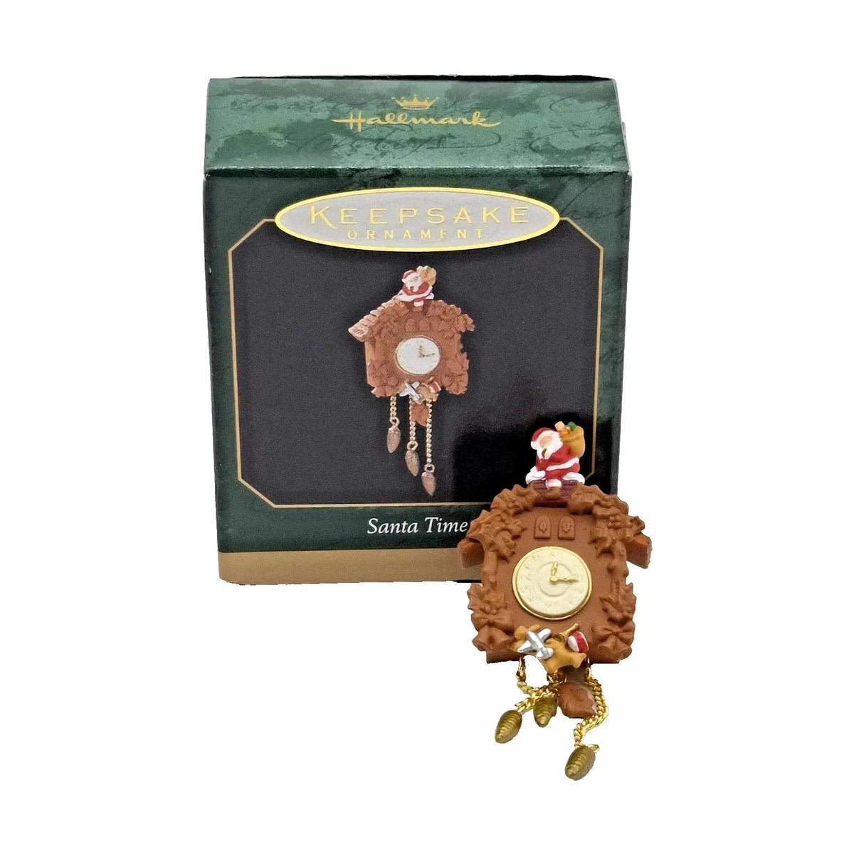 1999 Santa Time Hallmark Ornament (Clock) QXM46647 Image6