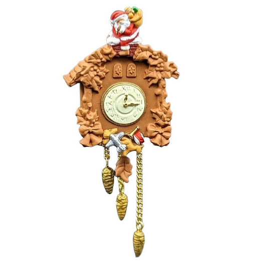 1999 Santa Time Hallmark Ornament (Clock) QXM46647