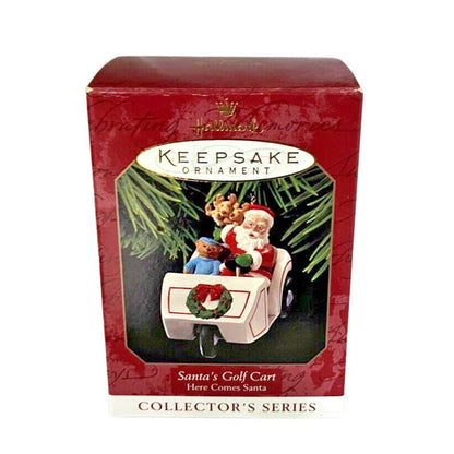 1999 Santa's Golf Cart Hallmark Ornament (Here Comes Santa) QX6337