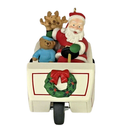 1999 Santa's Golf Cart Hallmark Ornament (Here Comes Santa) QX6337