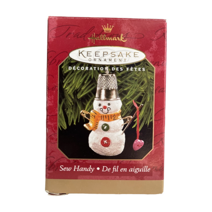 1999 Sew Handy Hallmark Ornament (Thimble) QX6597 Image2
