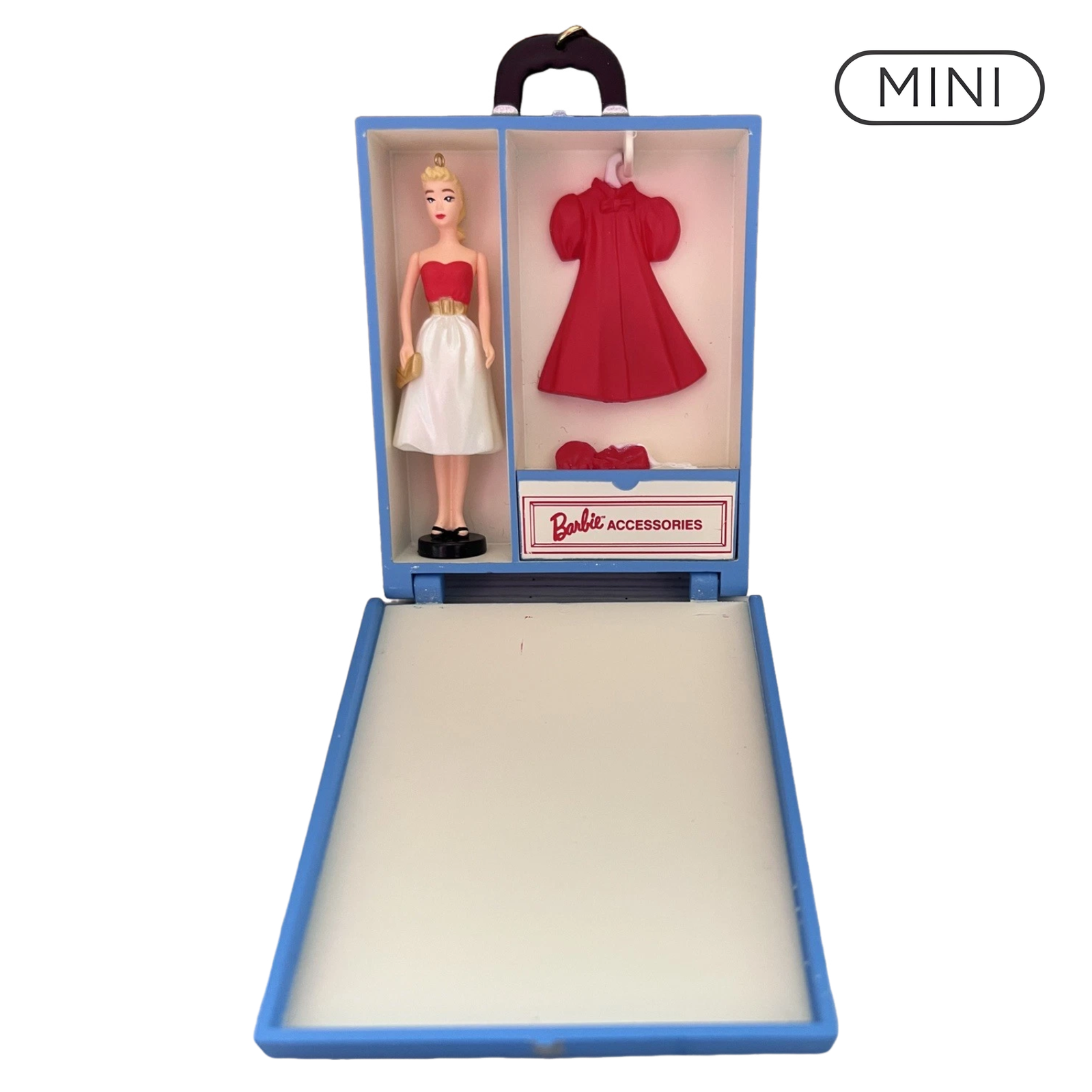 1999 Silken Flame & Travel Case Hallmark Ornament (Barbie Cases) QXM6031 Image1