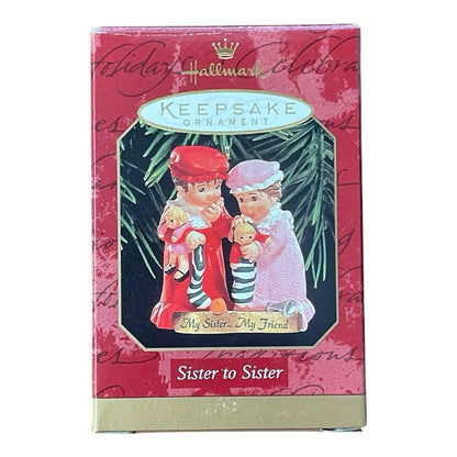 1999 Sister to Sister Hallmark Ornament (Family) QX6749