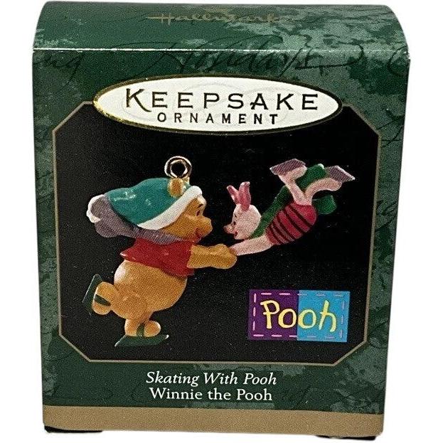 1999 Skating With Pooh Hallmark Ornament (Winnie the Pooh) QXD4127