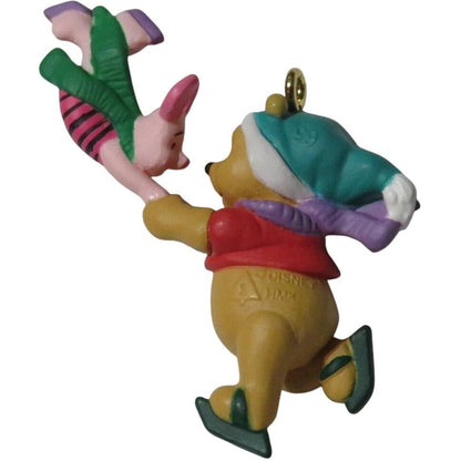 1999 Skating With Pooh Hallmark Ornament (Winnie the Pooh) QXD4127