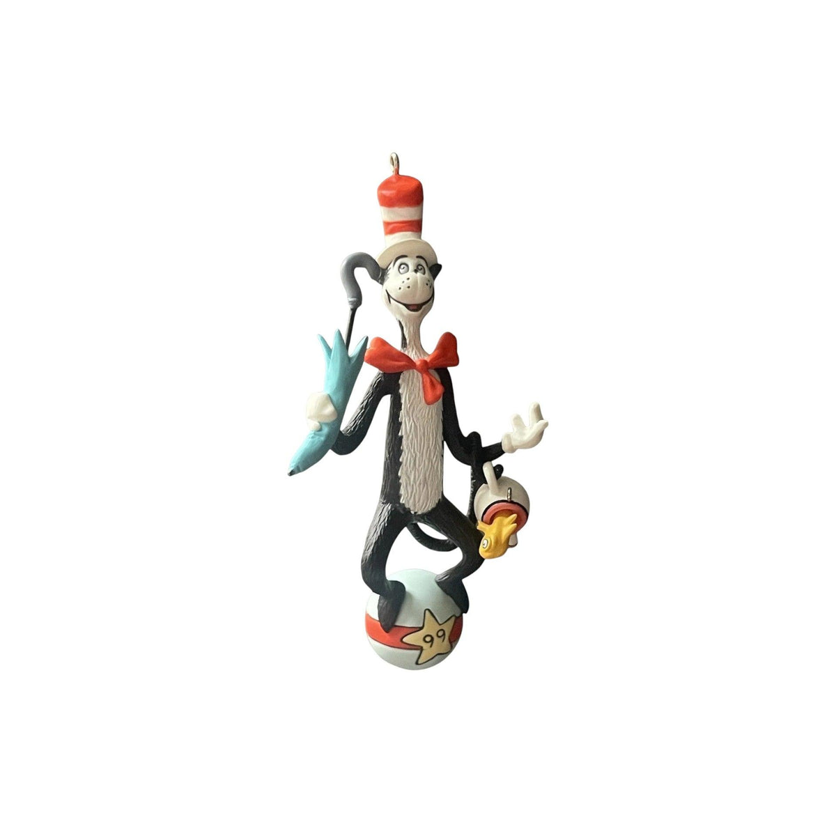 1999 The Cat in the Hat Hallmark Ornament (Dr. Seuss) QXI64157 Image4