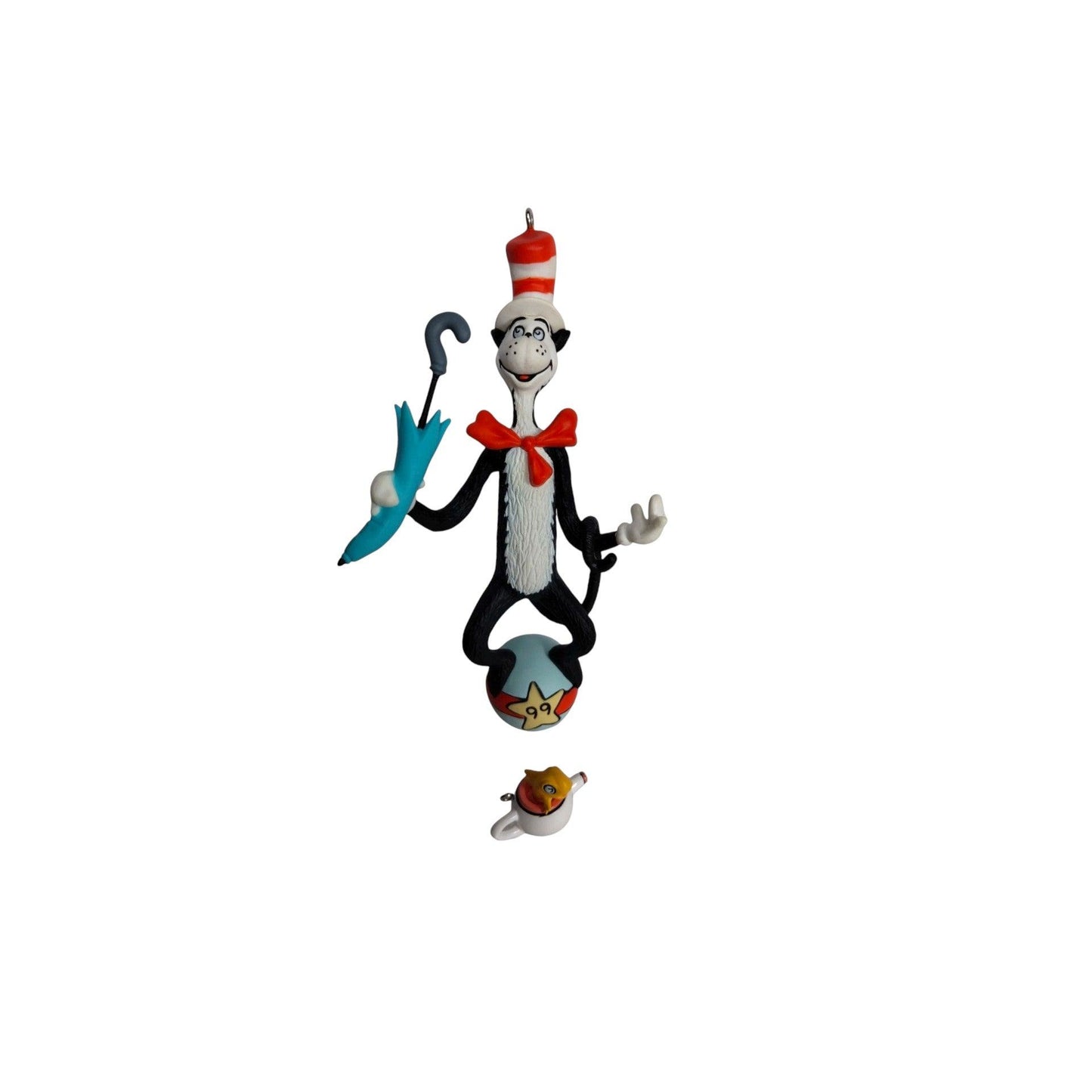 1999 The Cat in the Hat Hallmark Ornament (Dr. Seuss) QXI64157 Image5