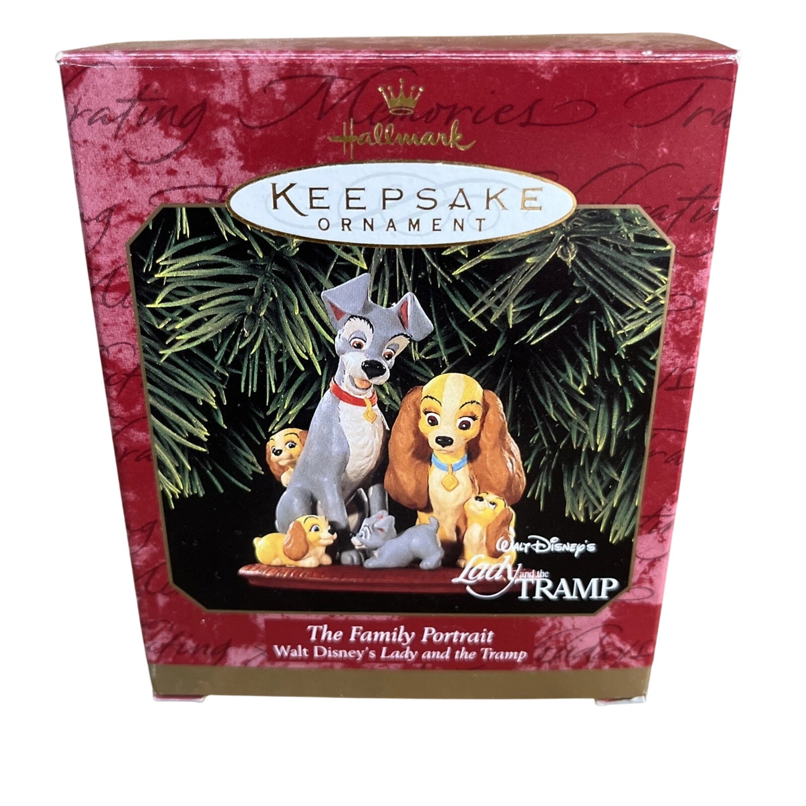 1999 The Family Portrait Hallmark Ornament (Lady and the Tramp) QXD4149