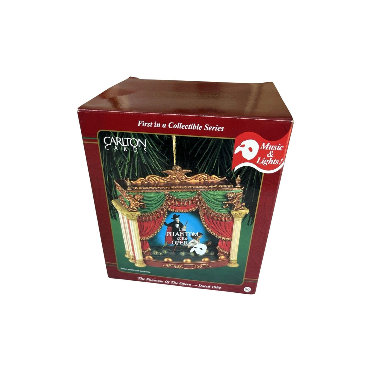 1999 The Phantom of the Opera (Phantom of the Opera) Carlton Cards Heirloom Ornament CXOR-064A Image2
