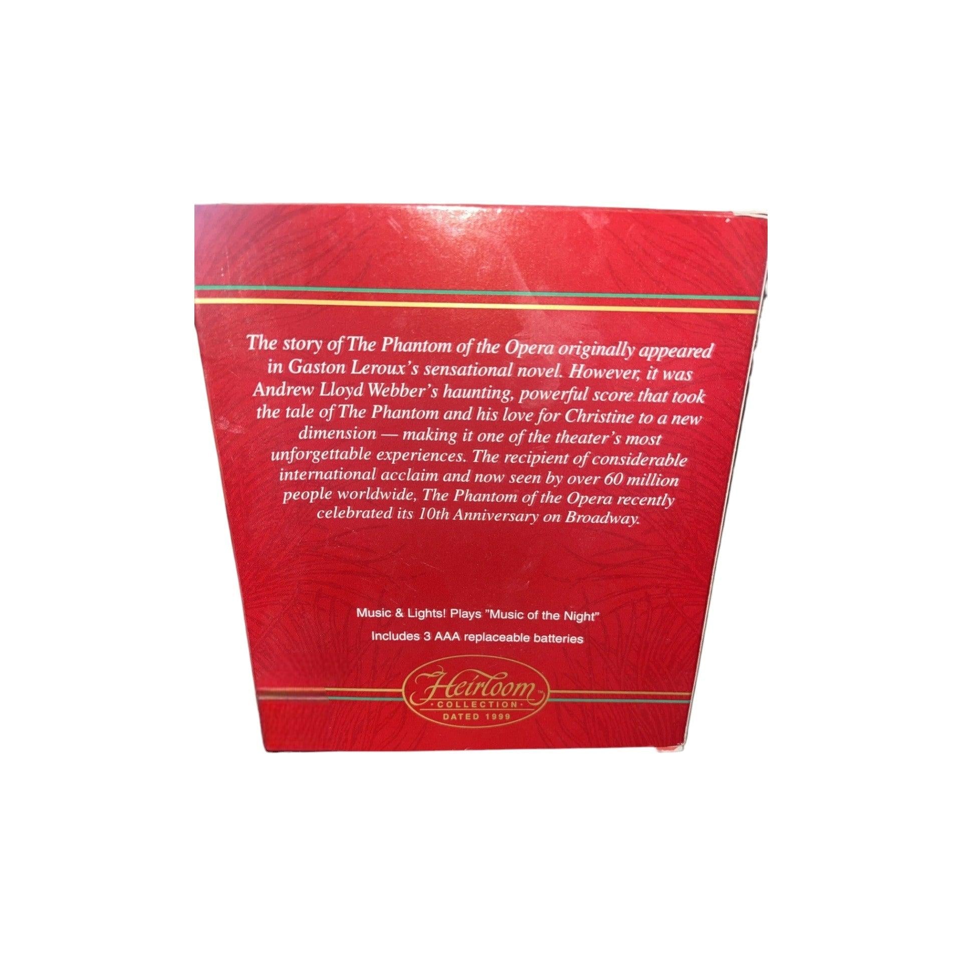 1999 The Phantom of the Opera (Phantom of the Opera) Carlton Cards Heirloom Ornament CXOR-064A Image7