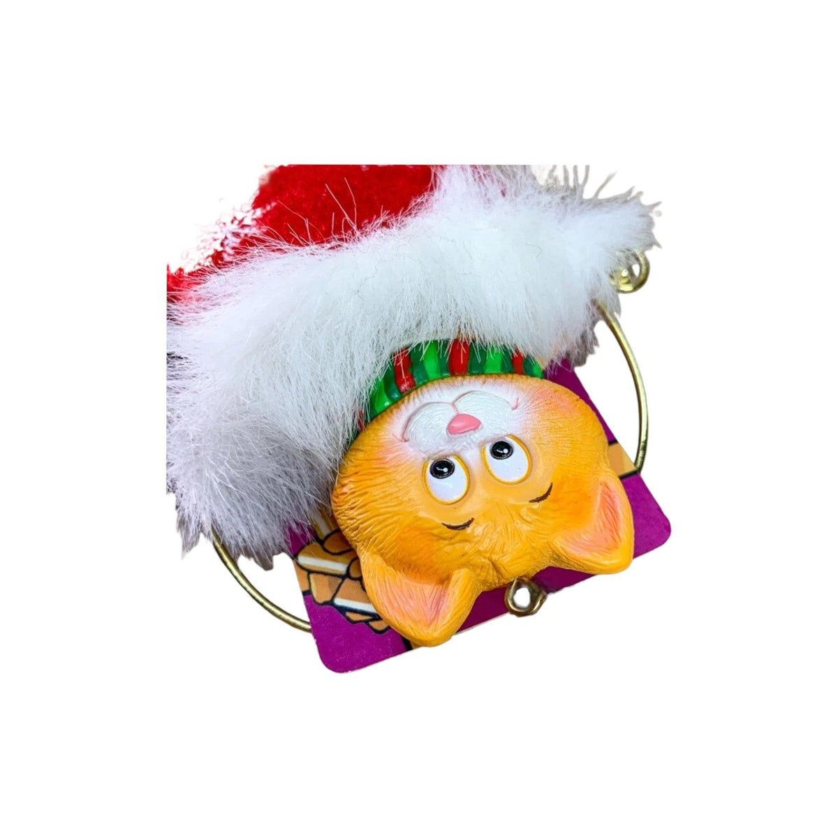 1999 The Purr-fect Stocking Stuffer (Kitten) Carlton Cards Heirloom Ornament CXOR-060N Image3