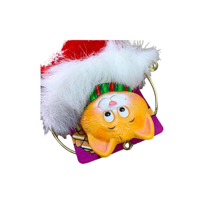 1999 The Purr-fect Stocking Stuffer (Kitten) Carlton Cards Heirloom Ornament CXOR-060N Image3