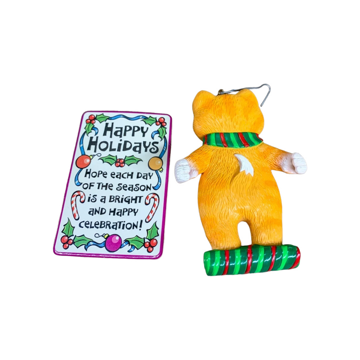 1999 The Purr-fect Stocking Stuffer (Kitten) Carlton Cards Heirloom Ornament CXOR-060N Image5