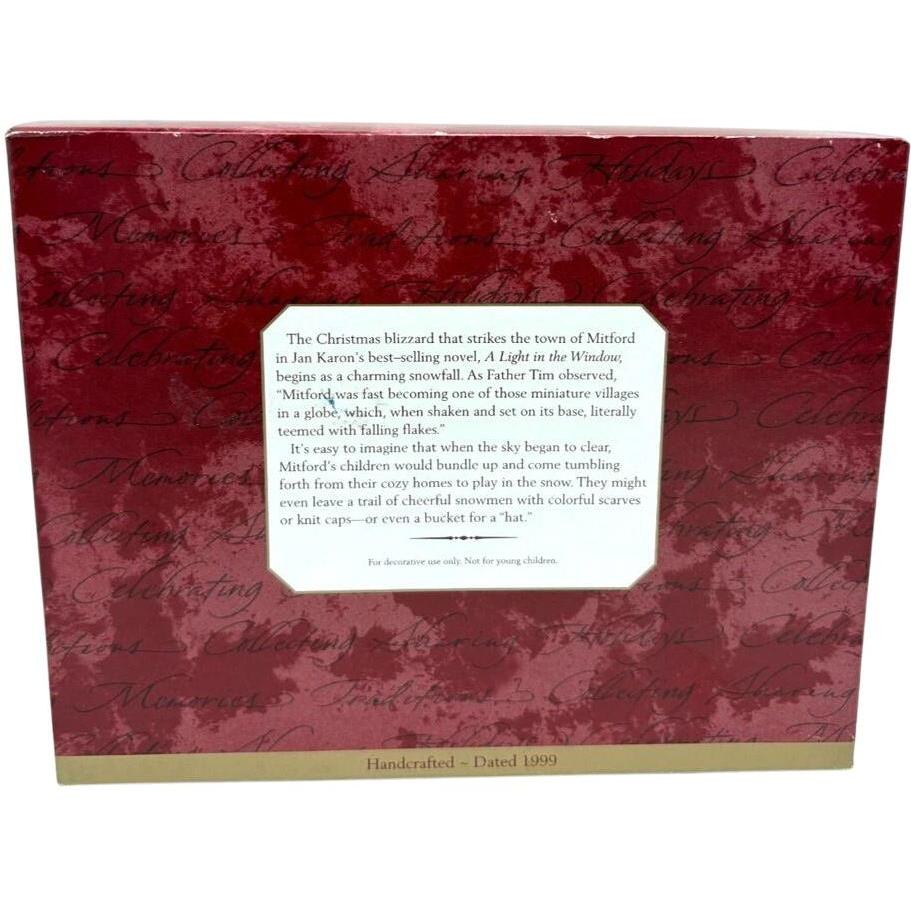 1999 The Snowmen of Mitford Hallmark Ornament (Mitford Collection) QXI8587