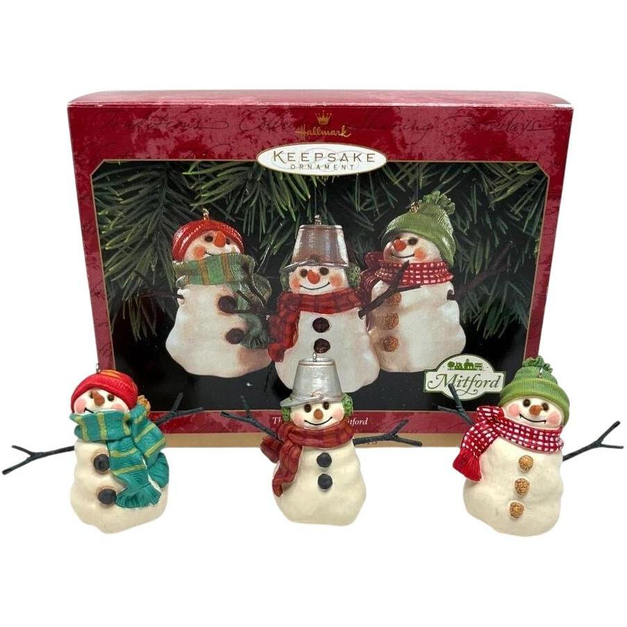 1999 The Snowmen of Mitford Hallmark Ornament (Mitford Collection) QXI8587