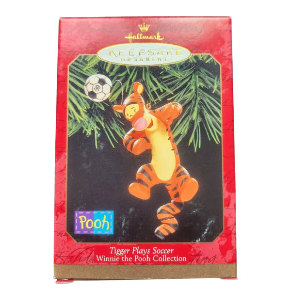 1999 Tigger Plays Soccer Hallmark Ornament (Winnie the Pooh) QXD4119