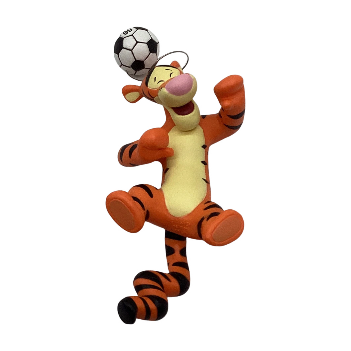 1999 Tigger Plays Soccer Hallmark Ornament (Winnie the Pooh) QXD4119 Image1