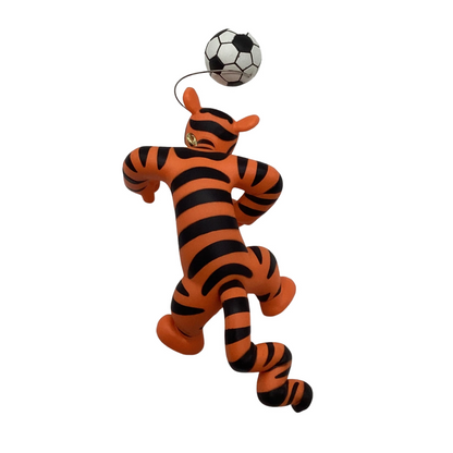1999 Tigger Plays Soccer Hallmark Ornament (Winnie the Pooh) QXD4119 Image4