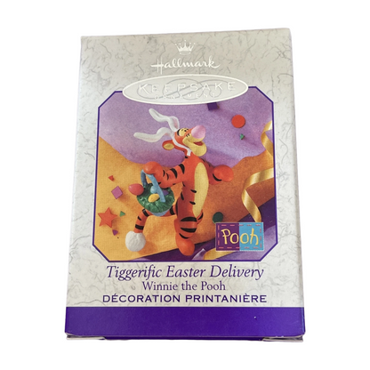 1999 Tiggerific Easter Delivery Hallmark Ornament (Winnie the Pooh) QEO8359 Image2