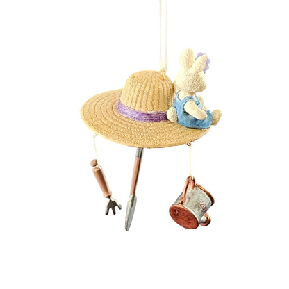 1999 Time in the Garden Hallmark Ornament (Bunny) QEO8511