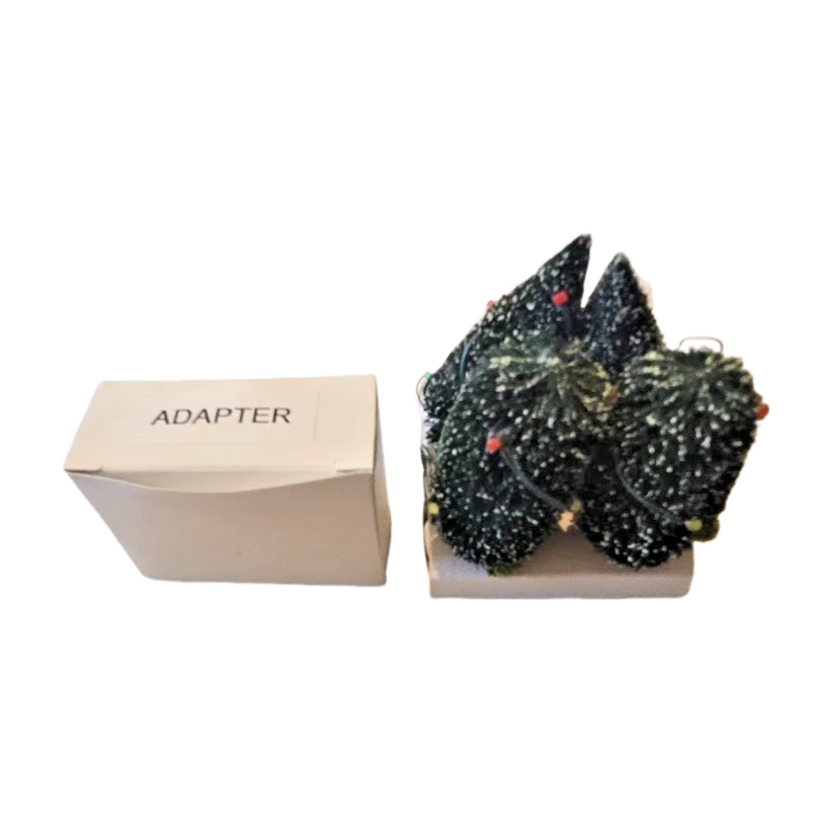 1999 “Twinkling Lit Shrubs – Green Set of 4” – Department 56 Village Accessories Item #56.52824 Image7