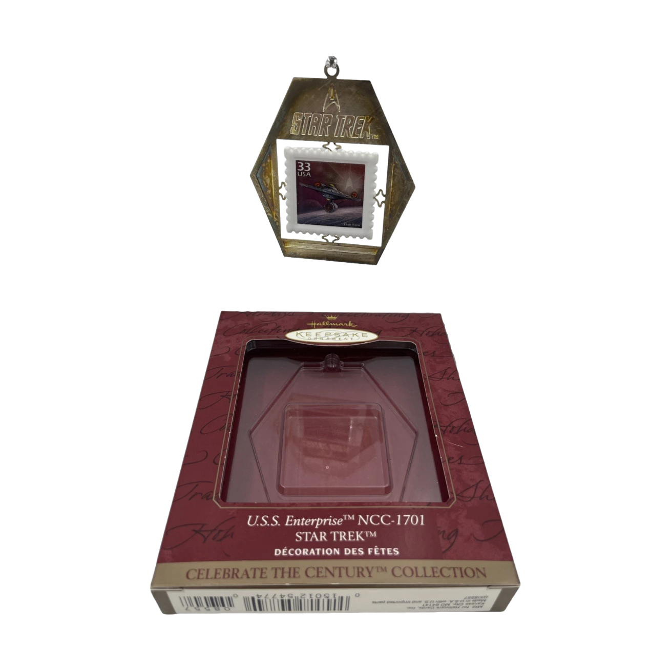 1999 U.S.S Enterprise NCC-1701 Star Trek Hallmark Ornament (Star Trek) QXI8557 Image4