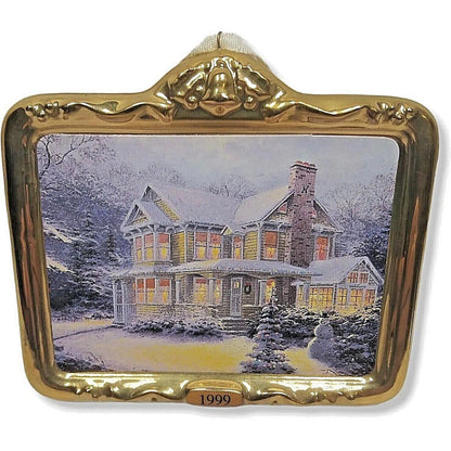 1999 Victorian Christmas III Hallmark Ornament (Thomas Kinkade) QX6407