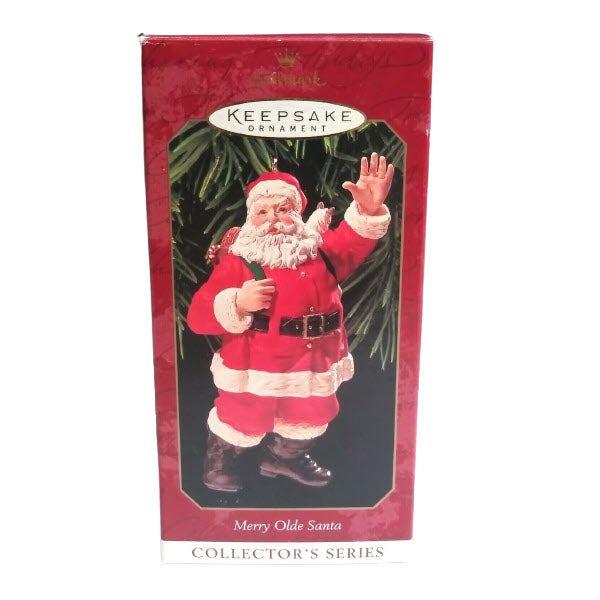 1999 Waving Goodbye Hallmark Ornament (Merry Olde Santa) QX6359
